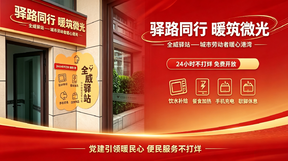 驿路同行，暖筑微光——永威服务“全威驿站”打造城市劳动者暖心港湾